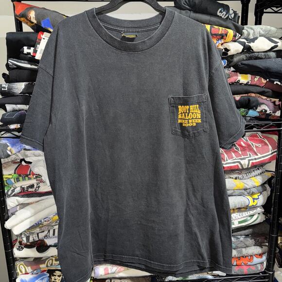Vintage 2003 Boot Hill Saloon Bike Week Motorcycle Shirt Size Xxl - Picture 1 of 6